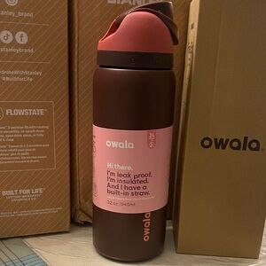 Owala Black Cherry New Limited Edition Insulated Water Bottle